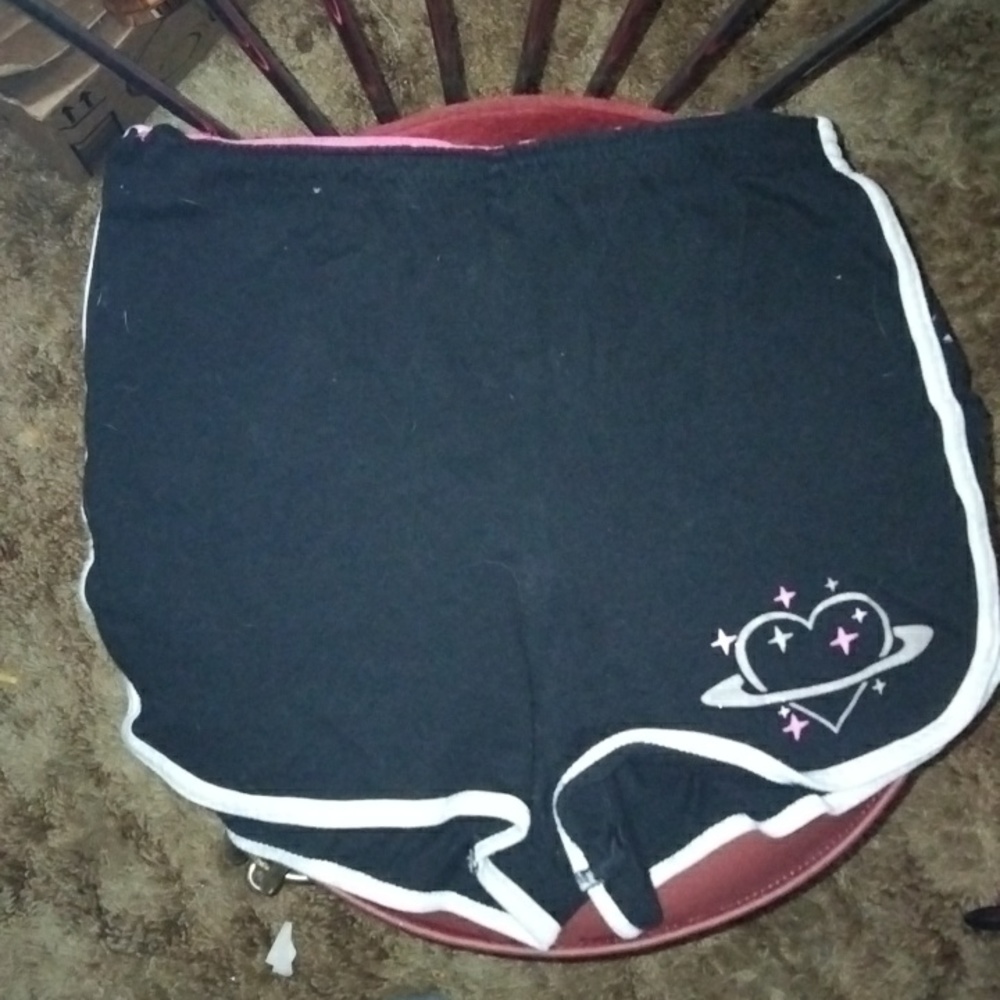 Cosmic Black Pajama Shorts